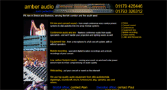 Desktop Screenshot of amberaudio.co.uk